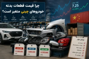 علت نوسان قیمت قطعات بدنه چینی